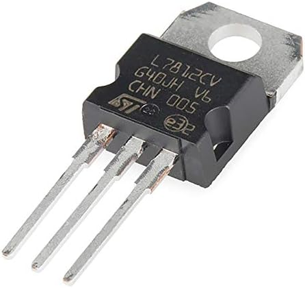 LM7812 7812 Positive Voltage Regulator IC 12V/1A, Multicolour -10 Pieces