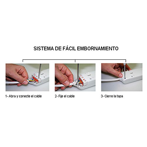 SOLERA 8003 - Regletta multipla senza cavo a 3