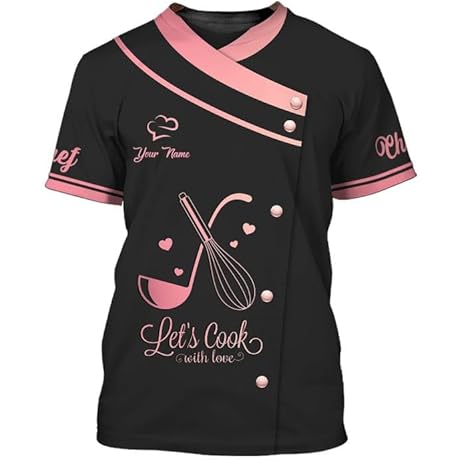 Personalized 3D Chef Shirt - The Ultimate Culinary Statement