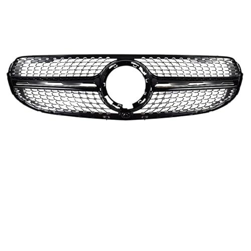 Calandre Mercedes GLC X253 restylée en finition diamantée et noir brillant style GT