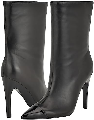 Nine West Women's Winner Mid Calf Boot, Black 002, 11 | Image 5