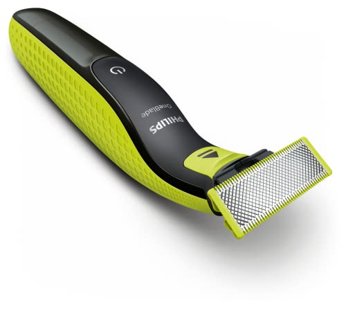 Philips OneBlade Face + Body, Trimmen, Stylen, Rasieren, Für jede Haarlänge, Je 1 x Klinge für Gesicht und Körper, 4 Aufsätze (Modell QP2620/16) Black - Image 3