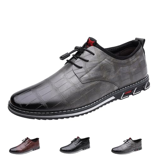 Buybuymen Orthopedic Shoes, Best Bestones Mens Shoes, Men's Oxford Shoes Adjustable Lace-Up Lightweight Formal Business Shoes