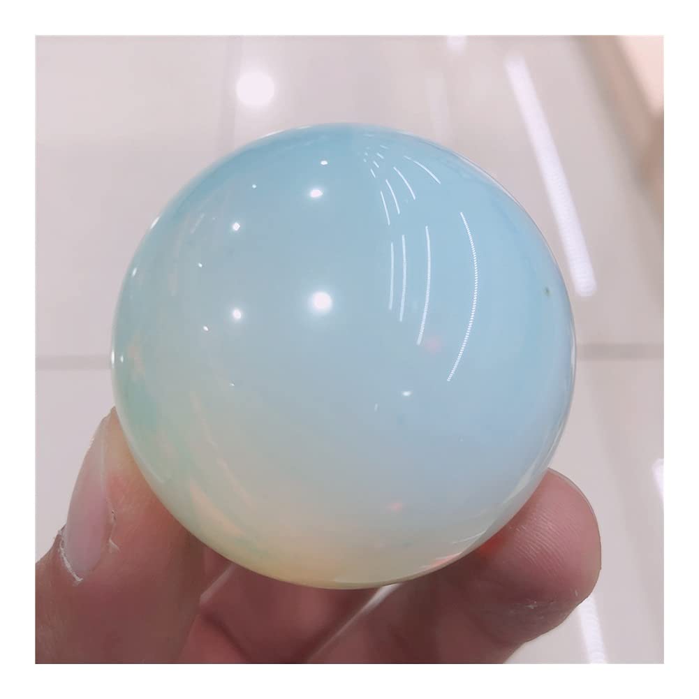 Naturalne kryształy Kwarc Opalite Kula Kryształowa kula Kamienie Pokój Domowe akwarium Akcesoria do dekoracji Piękne ozdoby Natural l (2 szt. Około 4 cm)