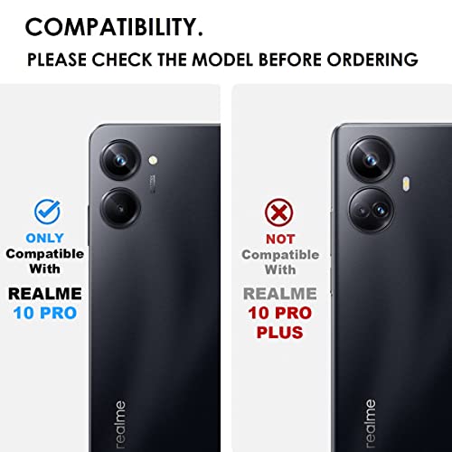 Image of RIGGEAR Sleek Realme 10 Pro 5G Back Cover Case (TPU+PC | Dragon)