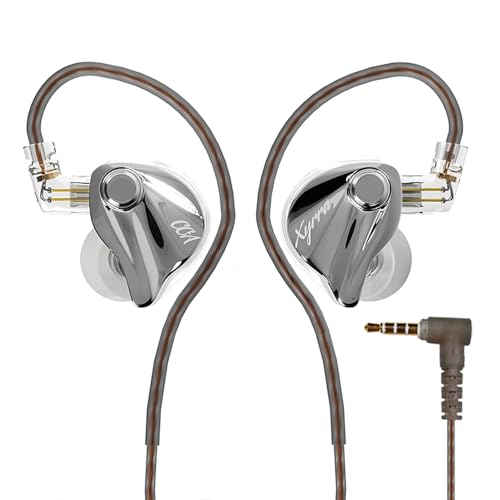 Image of CCA Xyrra Dual Driver in-Ear Monitor Headphones,1DD+1BD HiFi IEM Earphones,Wired Gaming Earbuds for Gamers Musicians
