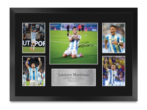 Lautaro Martinez recuerdos impresos para regalar a fanaticos del futbol