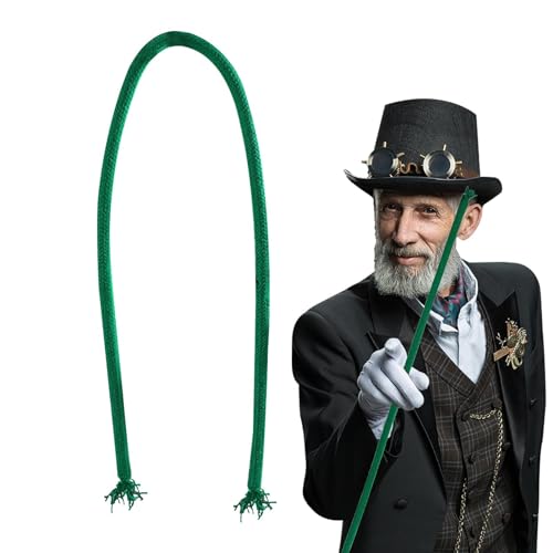 Truco de cuerda: cuerda de escenario de ilusión mágica de primer plano | Accesorio mágico, cuerda divertida, trucos de magia para actuaciones en escenario | Espectáculos de magia anuales y fáciles de