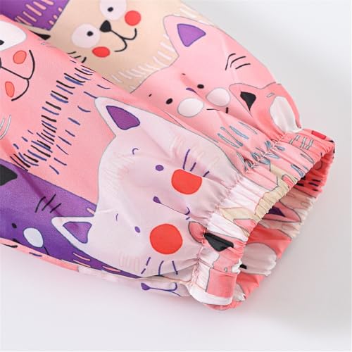 Toddler Girls Cartoon Hoodie Rain Jacket Windproof Zipper Long Sleeve Fall Coat Comfy Cute Windbreaker For Kids Boys2