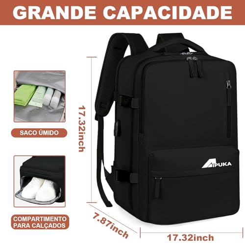 Mochila de Viagem Grande, Mochila para Laptop Feminina ImpermeáVel para Fazer Trilha E Esportes Ao A