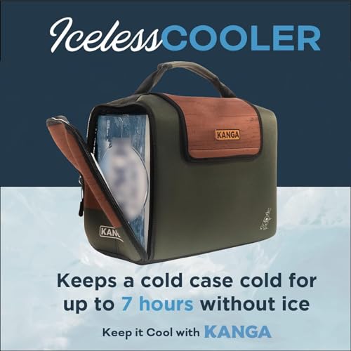 Image of Kanga Insulated Cooler Bag - Soft Cooler Bag - Can Beer and Seltzer Drink Cooler - Insulated and Durability Tested - Kanga Kase Mate