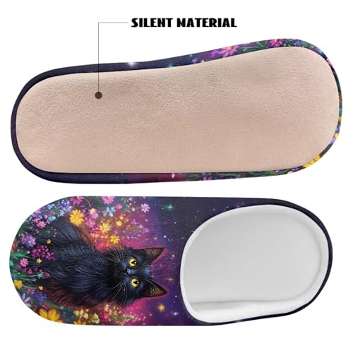 Womens Mens House Slippers Soft Fuzzy Indoor Bedroom Shoes Lightweight Winter Warm Cozy Slip-on Slippers3