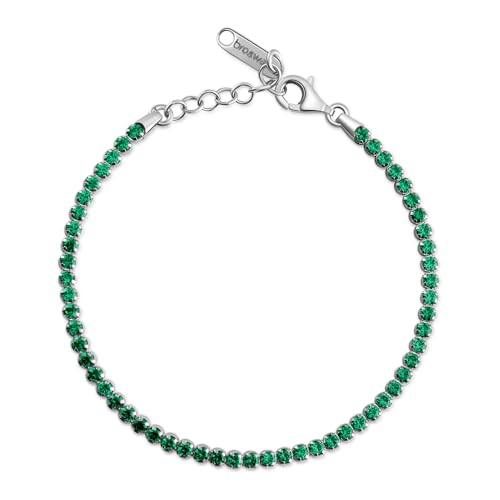 Bracelet argent femme Brosway Fancy FLG106 zircone vert pour offrir