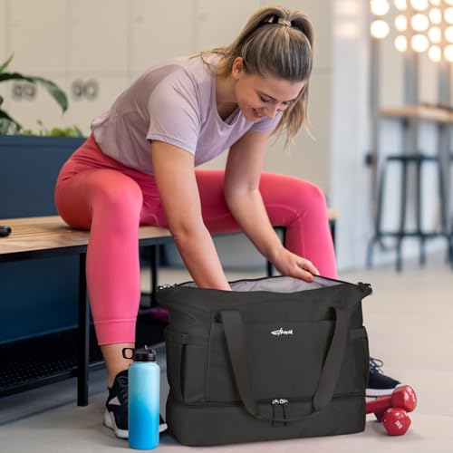 Image of Large size duffel bag, Black, Black, 1