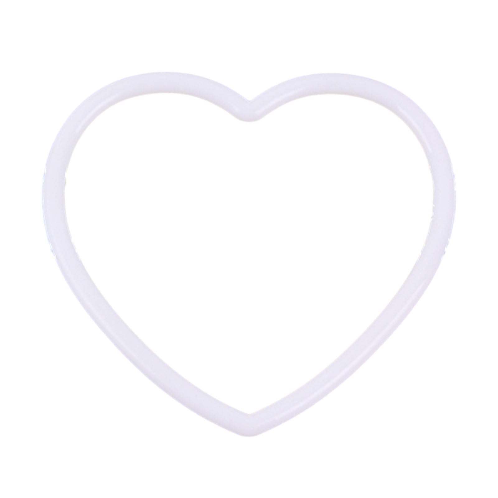 boxidixi Love Heart Shaped Catcher Rings Rings for Valentine's Day Wedding Wall Hanging Decors Heart Shaped Dream Catchers Accessory, 100mm