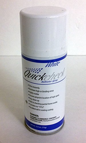 10070 White quickcheck Dental Indicating Spray 75g (2.6 oz) Can