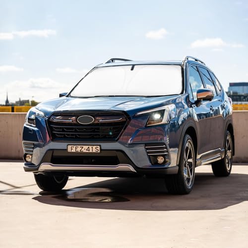 Sun Shade for Forester Windshield Sunshades for Forester 2019-2022 2023 2024 2025 Windshield Cover Front Window Shields Car Interior Accessories Upgrade Sun Visor Protector Blocks UV Rays
