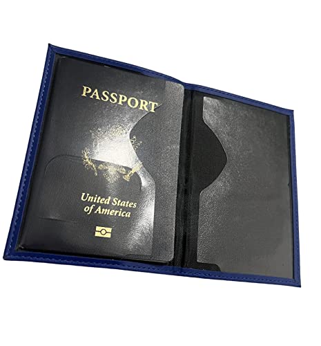 Blue Phi 1914 Beta Sigma Passport Cover Holder Vegan Leather PBS3
