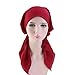 YXHUI Nueva Musulmanes Mujeres Pre-Atado Turbante señoras Impresas Beanies Caps pérdida del...