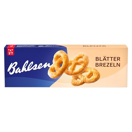 Bahlsen Blätterbrezeln - 12er Pack - karamellisiertes Blättergebäck in Brezelform (12 x 100g)