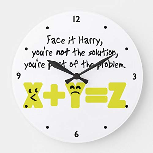 EnjoyHome - Reloj de Pared rústico, Funciona con Pilas, silencioso, Decorativo, pequeño Reloj de Madera