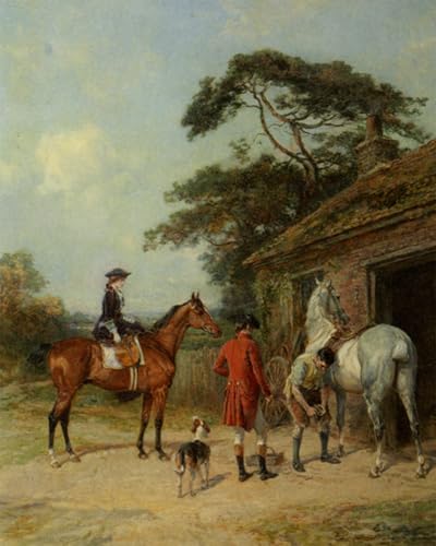 Imprimer Affiche Toile Visite chez le forgeron Heywood Hardy Déco Murale 60x90