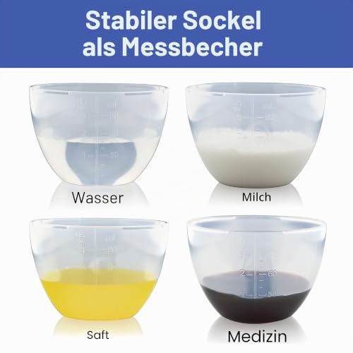 Maymom Kuppelkappen, Schraubringe und Dichtscheiben Compatibili con Avent Natural PP-Flaschen; ohne Sauger; zur Umrüstung von Classic auf Natural