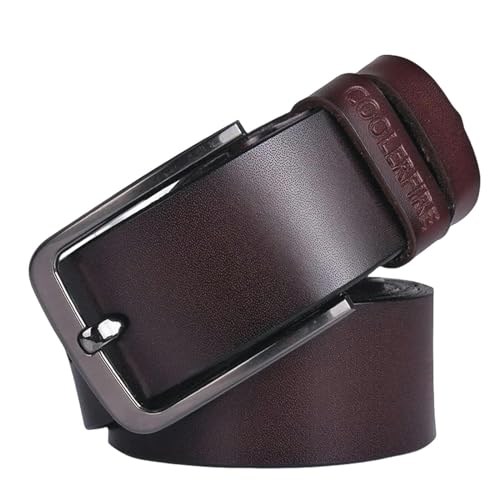 Ceinture confortable en cuir avec boucle ardillon classique