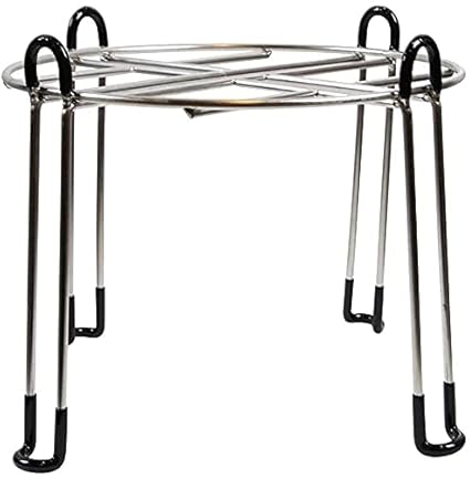 Stainless Steel Stand with Rubberized Feet and Sides, 11 Top Diameter and Tall Enough to Get a Glass Underneath at 7.5 , Taller than Competitors, Works for All Brands of Gravity Fed Water Filters