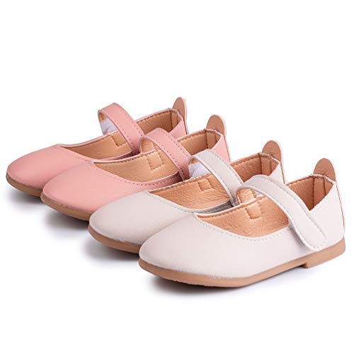 Meckior — Vestido infantil de bailarina Mary Jane para meninas sem cadarço, vestido de princesa, ves