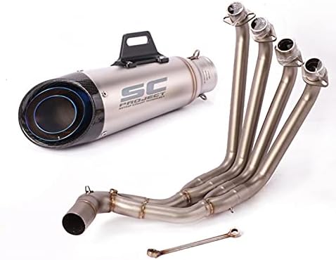 Amazon フルエキゾースト エキゾーストパイプ スリップオンマフラー バイクサイレンサー Cb650f Cb650r Cbr650 Cbr650f 14 21年 フルエキゾースト 車 バイク