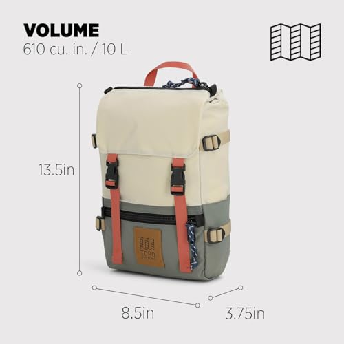 Image of Topo Designs Rover Pack Mini - Small Sized Daypack for EDC, Day Trips, Hikes, Iconic Denver Design, Fair Trade + Bluesign