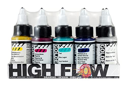 Golden High Flow Drawing Set, Multicolor