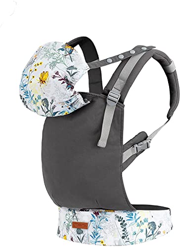 MOMI COLLETE babydrager vanaf 3 levensmaand, voor baby's en peuters tot max. 20 kg lichaamsgewicht, met capuchon en…