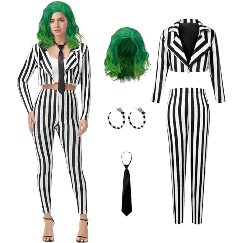 Joyesplay Beetlejuice Cosplay Costume Women XXL