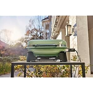 Weber Lumin Outdoor Electric Barbecue Grill, Light Green - Great Small Spaces such as Patios, Balconies, and Decks, Portable and Convenient Weber Lumin Outdoor Electric Barbecue Grill Light Green Great Small Spaces such as Patios Balconies and Decks Portable and Convenient