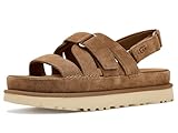 UGG Women's Goldenstar Gleam Sandal, Chestnut, 8