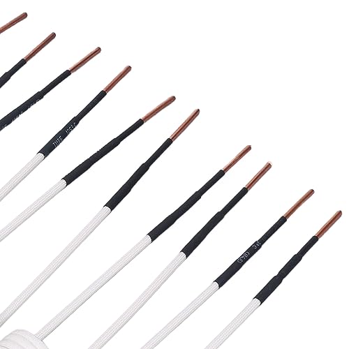 8-teiliges Induktionsheizspulen Werkzeugset Bolzenentfernung mit 2,5 mm Messingkern hitzebeständig 4 Typen Set inkl. Aufbewahrungsbox für Schraubenlösen