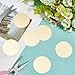 Beebeecraft 6Pcs Brass Metal Sheet 2 Inch Diameter 24 Gauge 0.5mm Thickness Blank Brass Circle Discs Copper Round Plate for Metal Stamping DIY Crafts Jewelry Making Electrical Models Repair Industrial