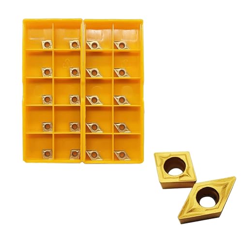 CCMT21.51 CCMT060204 DCMT21.51 DCMT070204 Hartmetall-Dreheinsätze CCMT-Einsatz DCMT-Einsatz Mehrschichtbeschichtete Dreheinsätze Ersatzeinsätze für Drehmaschinen-Drehwerkzeughalter Bohrstange 20 Stück