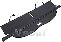 Vista 11 de Vesul, cubierta retráctil para equipaje compatible con Toyota Highlander 2014 2015 2016 2017 2018 2019, impermeable, protector de seguridad