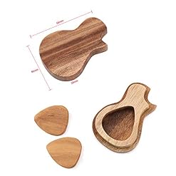 NSSTAR Médiators personnalisés en bois avec boîte de rangement pour médiators - Les Beatles, Paul McCartney, John Lennon, RIngo Starr, George Harrison NSSTAR Médiators personnalisés en bois avec boîte de rangement pour médiators – Image 3