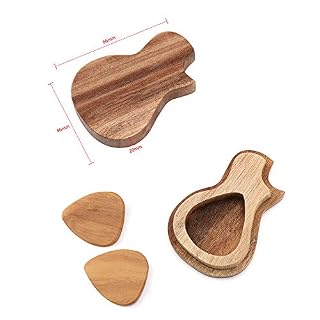 NSSTAR Médiators personnalisés en bois avec boîte de rangement pour médiators - Les Beatles, Paul McCartney, John Lennon, RIngo Starr, George Harrison NSSTAR Médiators personnalisés en bois avec boîte de rangement pour médiators – Image 3