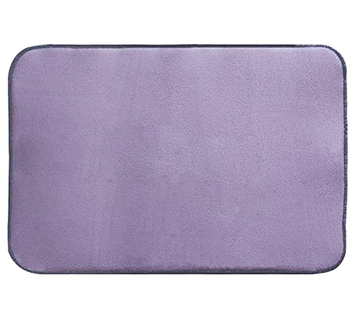Image of Kuber Industries Microfiber Reversible Dish Drying Mat with Absorbent Parity for Kitchen 19 inchx 15 inch(Purple)