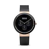 Das glanzvolle Gehäuse wird aus reinem und hochwertigem Edelstahl (316l) in der Farbe Roségold gefertigt