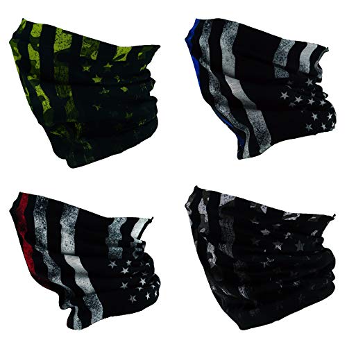 Image of Elastic Headwear Bandana Headband Half Face Mask Scarf Neck UV Sun Protection