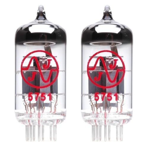 TubeDepot Pair of JJ 5751 Preamp Tube for Guitar, Bass, Keyboard, All - 3 Band - 2 Output Channels...