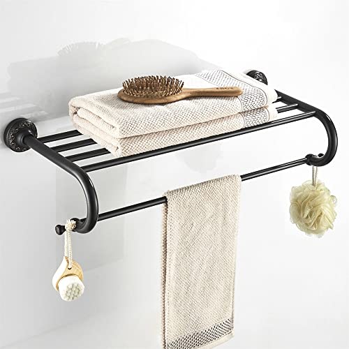 Porte-serviettes double couche pour optimiser le rangement des petites salles de bain