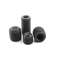 ANSIEDIO M3 Madenschrauben Inbusschrauben Innensechskant Gewindestifte aus Hochfester Kohlenstoffstahl, Schwarz,M3×16mm,200 Stück – Ansicht 2
