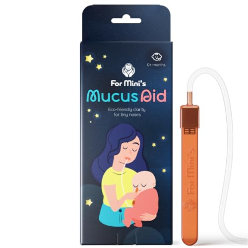 Image of Mucus Aid Baby Nasal Aspirator, Gentle Relief for Stuffy Noses, Safe for Newborns & Toddlers, Hygienic & Easy to Clean